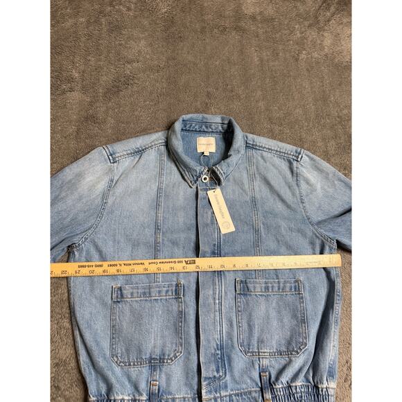 Favorite Daughter Juliet Shirt Denim Jean Jacket NWT Large Killington Crop - Picture 6 of 9